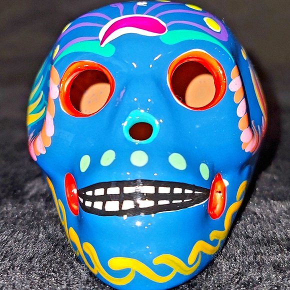 Hand Painted Sugar Skull - Picture 1 of 5